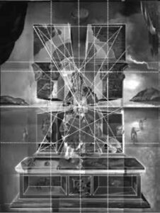 Reconstrucció de la composició tal com es creu que la va idear Dalí, FGSD